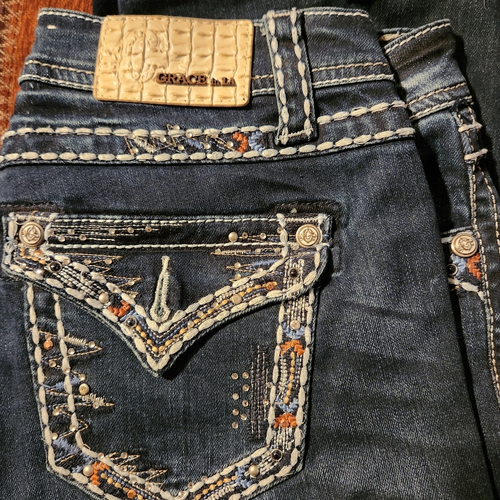 Ladies western jeans